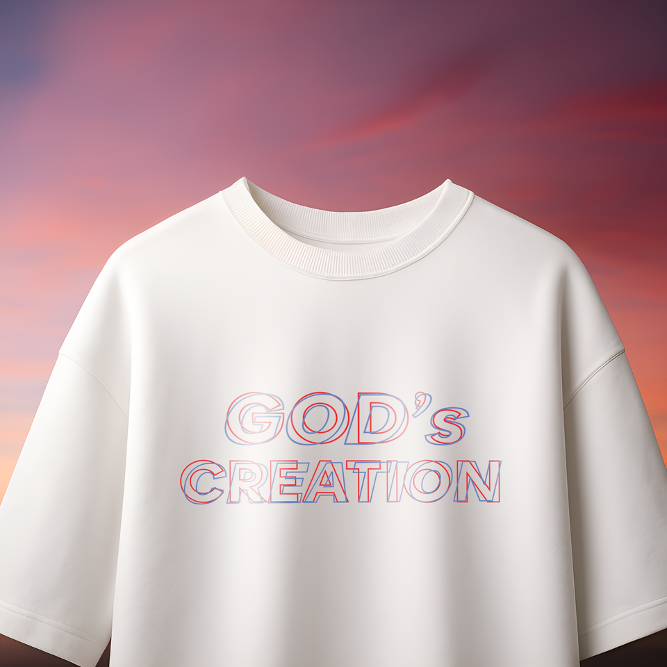 God's Creation - Oversized Tee