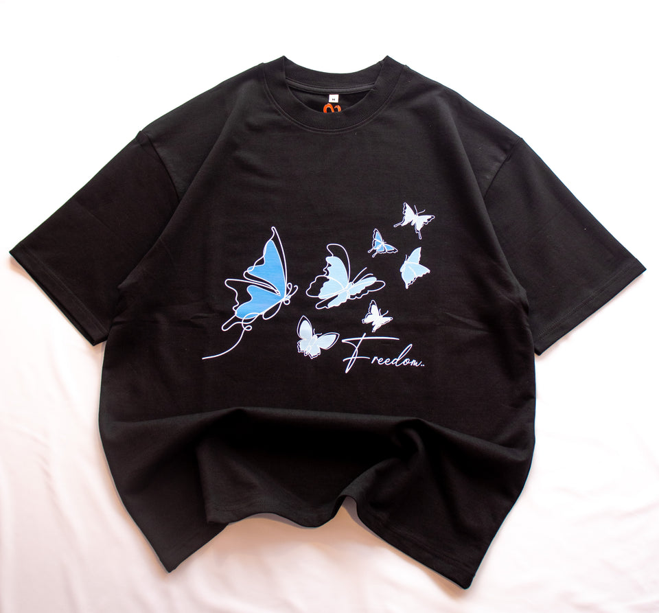 FREEDOM BUTTERFLY OVERSIZED TEE