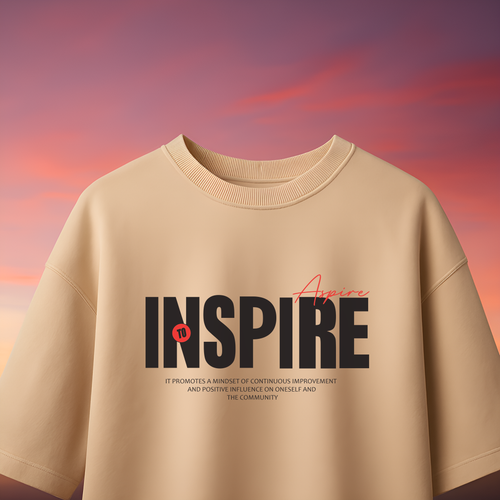 INSPIRE to Aspire – Oversized Tee
