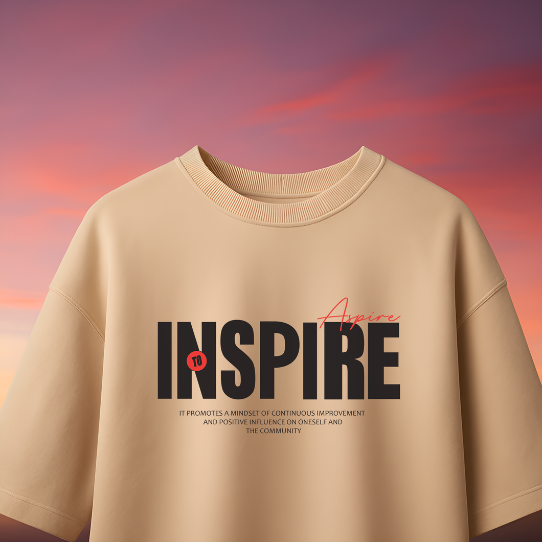 INSPIRE to Aspire – Oversized Tee