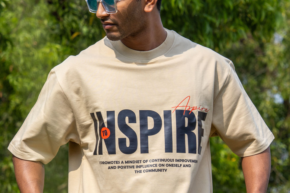 INSPIRE to Aspire – Oversized Tee