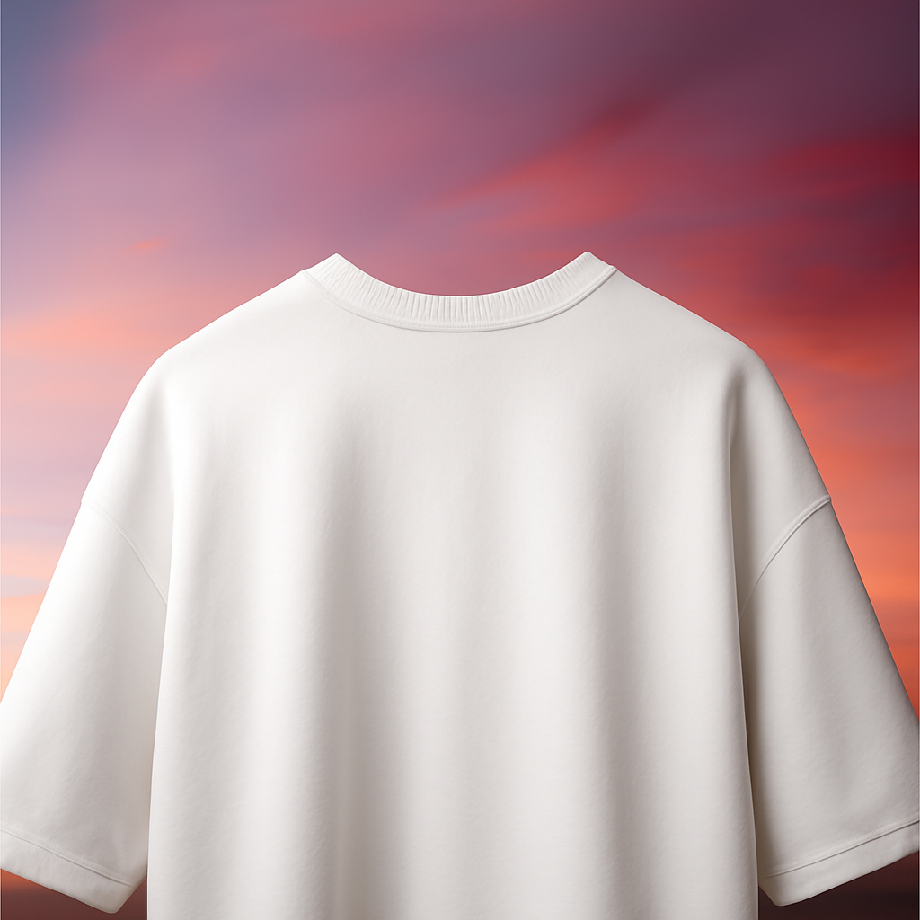 Plain White Oversized Tee